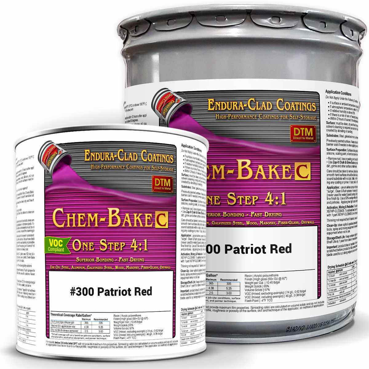 Chem-Bake 1 Step 4:1 Low VOC High-Gloss Coating